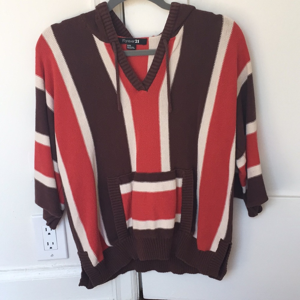 Patterned Forever 21 Hoodie